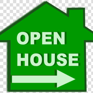 Open House Clip Art Open House Icon Clip Art At Clker   Sign  HD Png Download