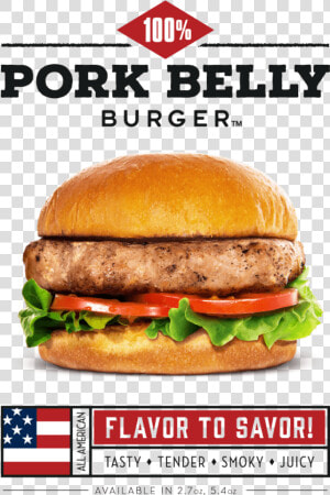 Pork Belly Burger Patty  HD Png Download