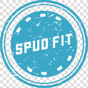 Spud Fit Logo Blue   Circle  HD Png Download