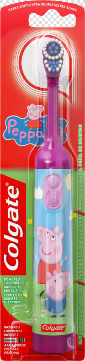 Colgate Peppa Pig Toothbrush  HD Png Download