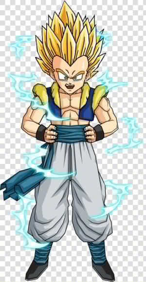 Dragon Ball Z Gotenks Ssj2   Png Download  Transparent Png