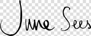 June Sees   Calligraphy  HD Png Download