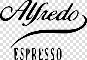 Alfredo Espresso Logo Black And White   Alfredo Espresso Logo  HD Png Download