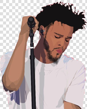  jcole  freetoedit   J Cole Drawing Easy  HD Png Download