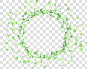 Leaf Picture Frame Green   Leaves Circle Frame Png  Transparent Png