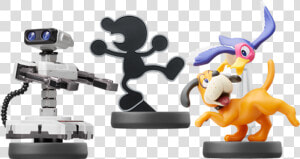 Rob Mr Game And Watch Duck Hunt Amiibo  HD Png Download