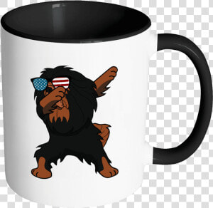 Dabbing Tibetan Mastiff Dog America Flag   Mug  HD Png Download
