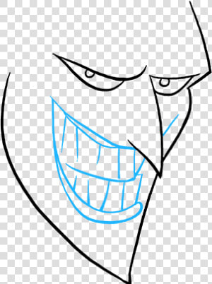 How To Draw Joker   Joker Images Drawing Easy  HD Png Download