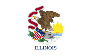 Us Il Illinois Flag Icon  HD Png Download