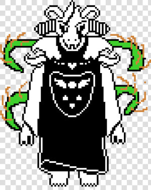 Asriel Dreemurr Pixel Art  HD Png Download