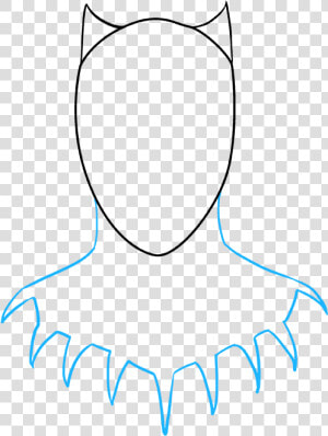 How To Draw Black Panther   Draw Black Panther Step By Step  HD Png Download