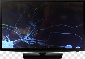 On site Tv Repair In Orlando   Broken Flat Tv Png  Transparent Png