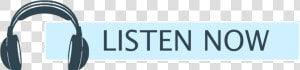 Listen Now Icon   Headphones  HD Png Download