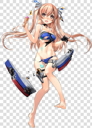 Johnston Drawn By Zeco   艦 これ ジョンストン 水着  HD Png Download