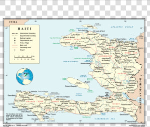 3855 Rev   Map Of Haiti  HD Png Download
