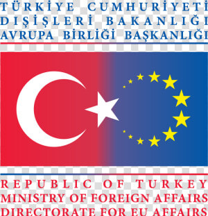 Logo Of The Turkish Application To The European Union   Ministry Of European Union Affairs  HD Png Download
