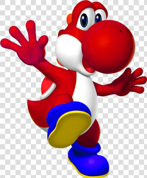 Yoshi Png Transparent Image   Super Mario Red Yoshi  Png Download