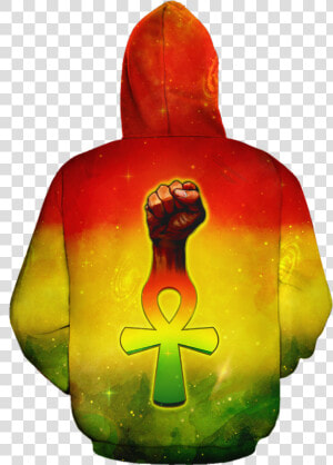 Ankh Power Fist All over Hoodie Class   Carving  HD Png Download