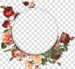 Round Flower Frame Png   Transparent Background Flower Frame Png  Png Download