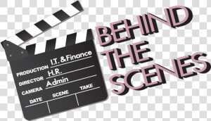 Behind The Scenes Transparent Background  HD Png Download