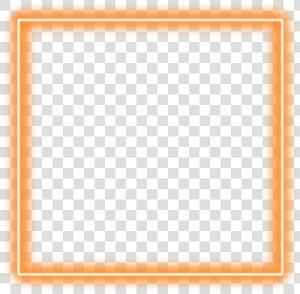  neon  square  border  png  orange  freetoedit  Transparent Png