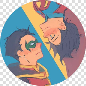  dchero  superboy  robin   Superboy X Damien  HD Png Download