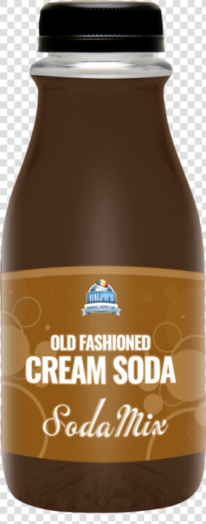 Old Fashioned Cream Soda   Glass Bottle  HD Png Download