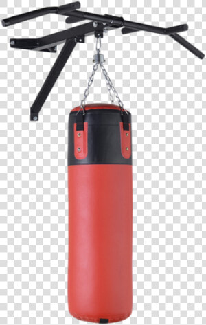 Chin Up Bar With Punch Bag  HD Png Download