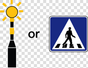 Drawing Of Alternative Zebra Crossing Indicators In  HD Png Download