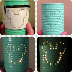 Make A Night Light Easy Craft Ideas   Night Lights Home Made  HD Png Download