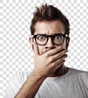 Someone In Shock Png  Transparent Png
