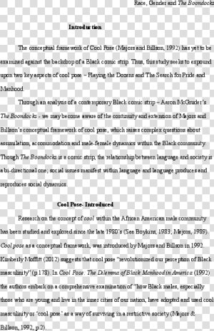 Concept Paper Of Boondocks  HD Png Download
