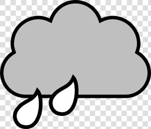 Black And White Rain Cloud Svg Clip Arts   Storm Cloud Clipart Black And White  HD Png Download