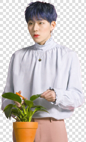  zico  kpop  kpopidol  kpopsticker   Pink Zico  HD Png Download
