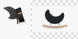Moon Rocker Maison Deux Iconic Moon Rocking Chair Rocking   Rocking Chair  HD Png Download