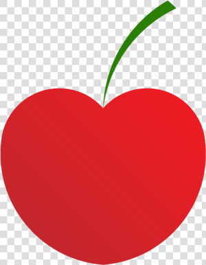 Cherry Heart   Cherry Heart Vector  HD Png Download