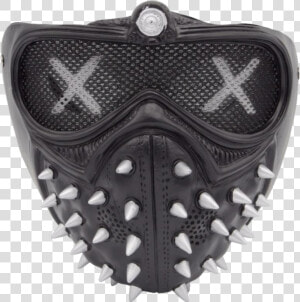  mask  gasmask  gasmasks  spikes  spike  black  leather   Black Spike Mask  HD Png Download