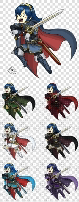 “ So I Drew A Somewhat Stylized Lucina  And Then Did   Cartoon  HD Png Download