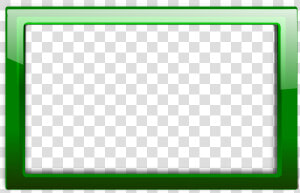 Wood Picture Frame Clip Art   Green Frame  HD Png Download