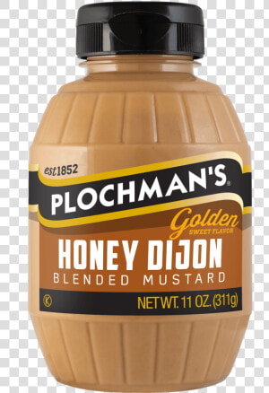 Plochman S Honey Dijon Mustard In 11oz Barrel Bottle   Chocolate Milk  HD Png Download