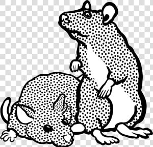 Mice Lineart Image Png   Rat Moms T Shirt  Transparent Png