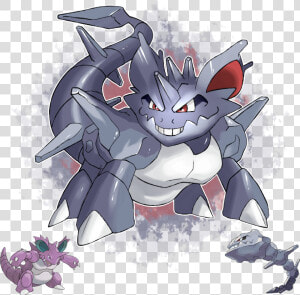 Last One For Today   Nidoking Fusion  HD Png Download