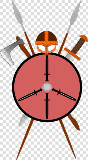Sword Axe Shield Spear  HD Png Download