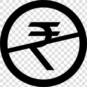 Indian Rupee No Symbol In Circle Pd Version   Close Button Icon Png  Transparent Png