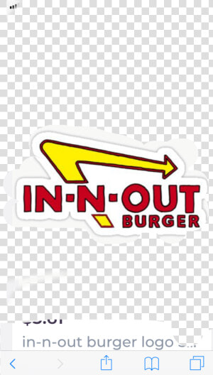  in N Out Burger  freetoedit   N Out  HD Png Download