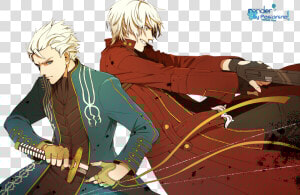 Vergil Dante Fan Art  HD Png Download