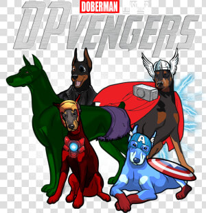 Transparent Doberman Png   Avengers  Png Download