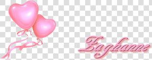 Cropped 24042012 Coeur Ballon Rose   Transparent Birthday Decorations  HD Png Download