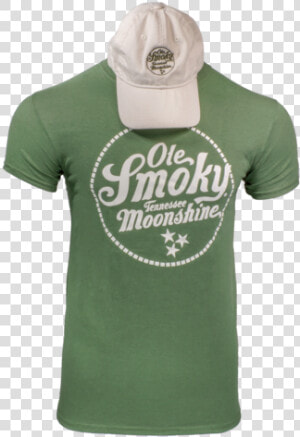 Olive Moonshine Logo Hat tee Combo   Active Shirt  HD Png Download