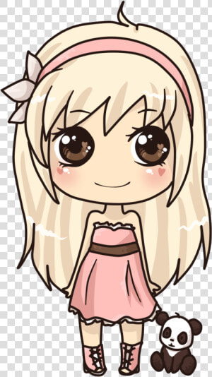 Omg Color Her Hair Brown And She Ll Look Like You  akuney499   Anime Cute Girl Drawing  HD Png Download